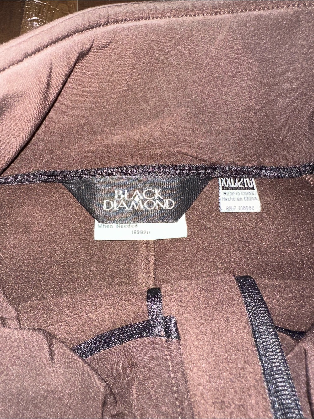 Black Diamond Mens Brown Ski/Softshell Jacket